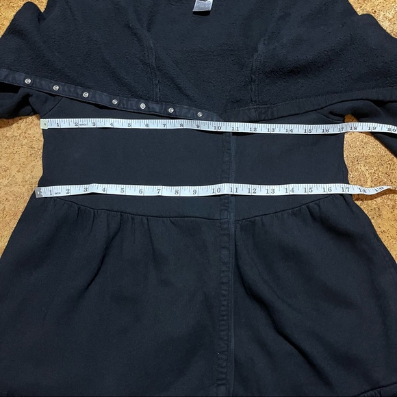 Hard Tail Forever Tiered Bamboo Cotton Jacket in Black Sz M - Picture 15 of 16